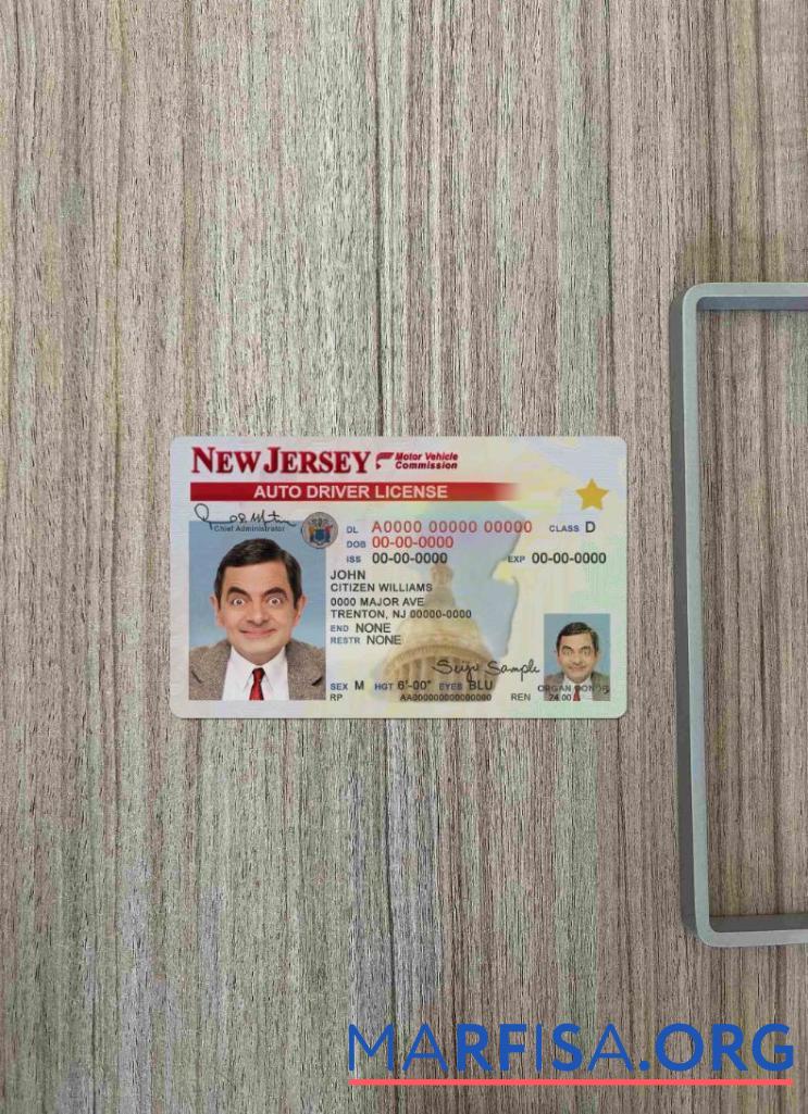 Realistic USA New Jersey DL photolook example